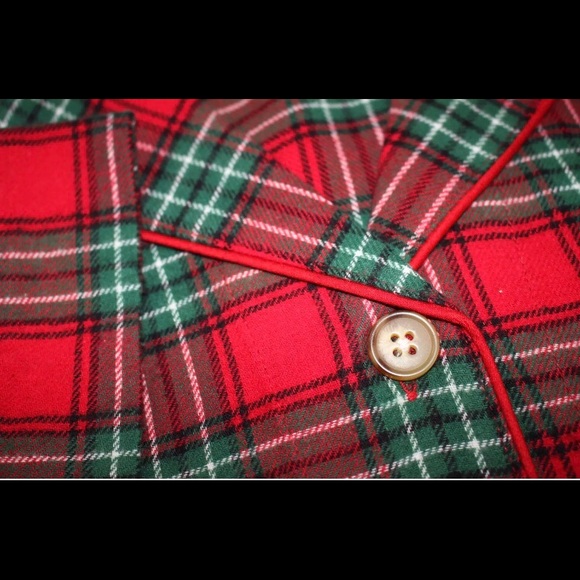 Lauren Ralph Lauren red plaid pajama set - Picture 7 of 7